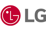 The LG logo with a red circular emblem and gray text.